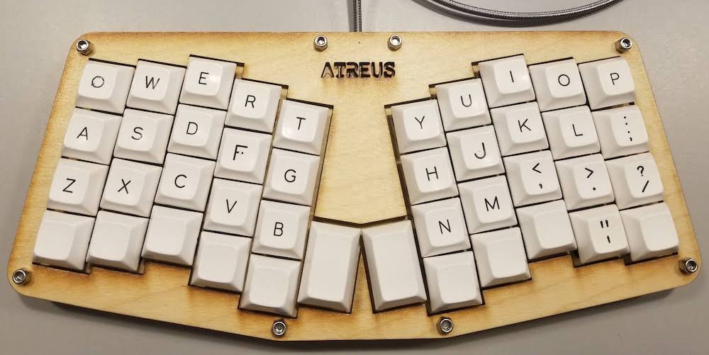 My completed Atreus keyboard