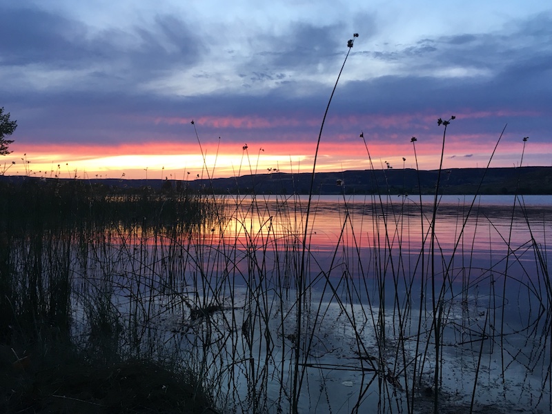 Sunset at Saturday camp spot