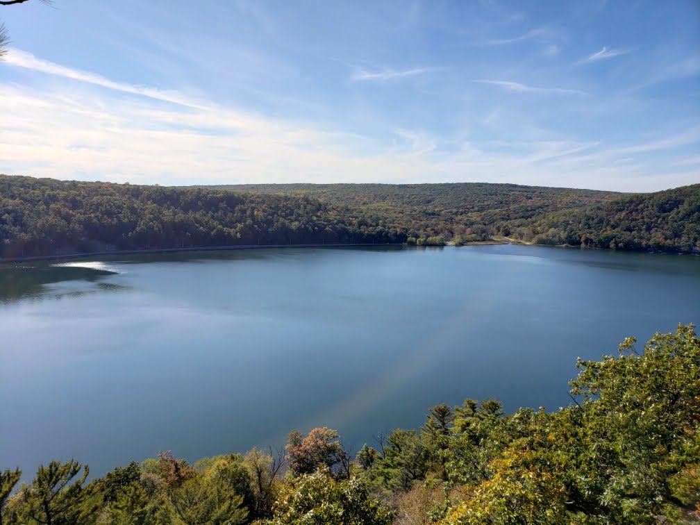 View looking over Devil's Lake
